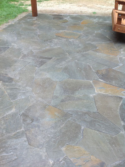 flagstone patio