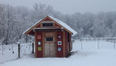 sheep barn